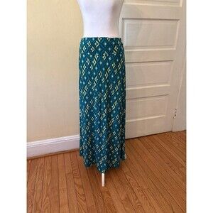 Maxi skirt dress strapless silky blue yellow windowpane spring summer